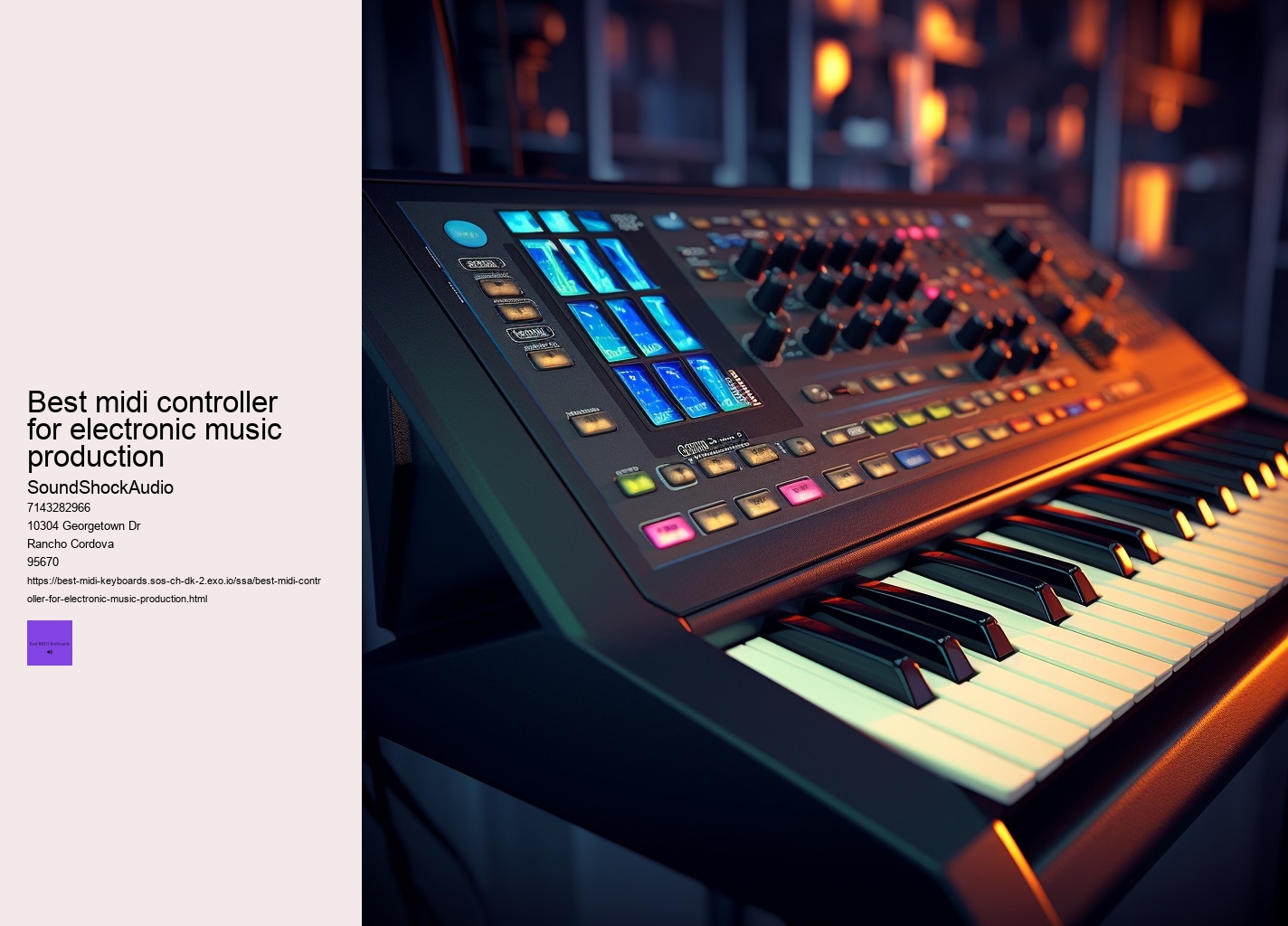 best midi controller for electronic music production