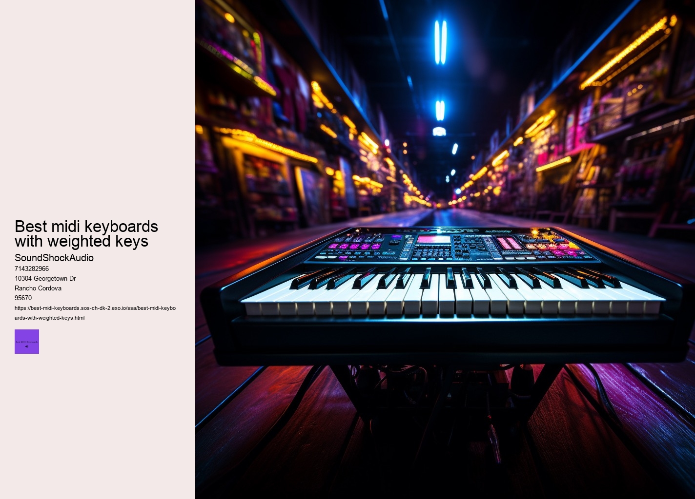 best midi keyboards with weighted keys